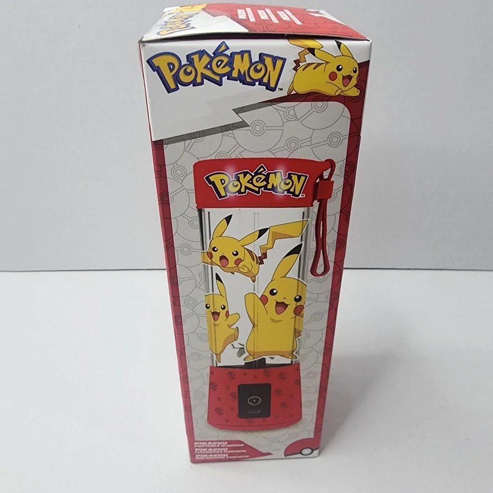 POKEMON Portable Blender 15 oz, USB-C Rechargeable, Stainless Steel Blade